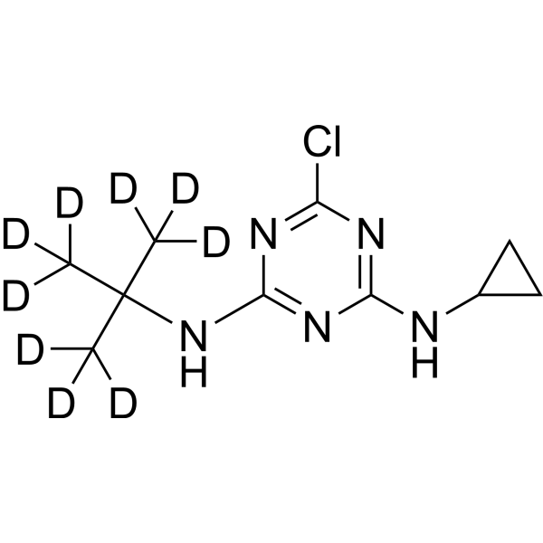 2-tert-Butylamino-d9-4-chloro-6-cyclopropylamino-1,3,5-triazine 1189419-70-2